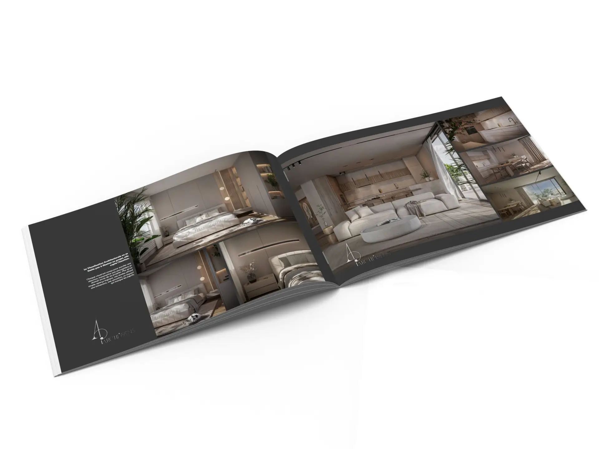 Support de communication, brochure de vente - visualisation architecturale par Archi’Biens
