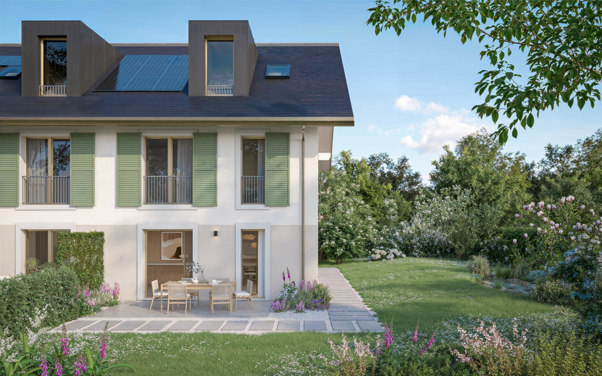 Image 3D réaliste intérieur - Canton de Genève - visualisation architecturale par Archi’Biens